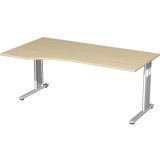 Schreibtisch LIFE | PC-Form 180 x 80/100 cm | Ahorn hell Schreibtisch LIFE | PC-Form 180 x 80/100 cm | Ahorn hell