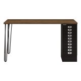 Schreibtisch MULTI mit 10 Schubladen | Gestell schwarz Schreibtisch MULTI mit 10 Schubladen | Gestell schwarz
