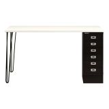 Schreibtisch MULTI mit 6 Schubladen | Gestell schwarz Schreibtisch MULTI mit 6 Schubladen | Gestell schwarz