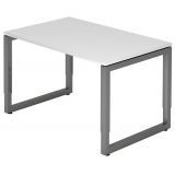 Schreibtisch RESTART | Gestell graphit | 120 x 80 cm | Wei� classic