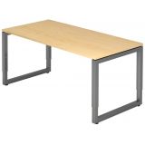 Schreibtisch RESTART | Gestell graphit | 160 x 80 cm | Ahorn Schreibtisch RESTART | Gestell graphit | 160 x 80 cm | Ahorn