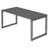 Schreibtisch RESTART | Gestell graphit | 160 x 80 cm | Graphit Schreibtisch RESTART | Gestell graphit | 160 x 80 cm | Graphit