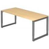 Schreibtisch RESTART | Gestell graphit | 180 x 80 cm | Ahorn Schreibtisch RESTART | Gestell graphit | 180 x 80 cm | Ahorn