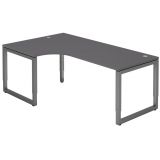 Schreibtisch RESTART | Gestell graphit | 200 x 120 cm | Graphit