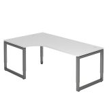 Schreibtisch RESTART | Gestell graphit | 200 x 120 cm | Wei� classic
