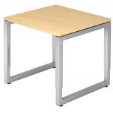 Schreibtisch RESTART | Gestell silber | 80 x 80 cm | Ahorn Schreibtisch RESTART | Gestell silber | 80 x 80 cm | Ahorn