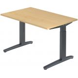 Schreibtisch SPIRIT | Gestell graphit | 120 x 80 cm | Ahorn Schreibtisch SPIRIT | Gestell graphit | 120 x 80 cm | Ahorn