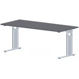 Schreibtisch STYLE | 180 x 80 cm | Graphit Schreibtisch STYLE | 180 x 80 cm | Graphit