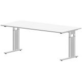 Schreibtisch STYLE | 180 x 80 cm | Weiß Schreibtisch STYLE | 180 x 80 cm | Weiß