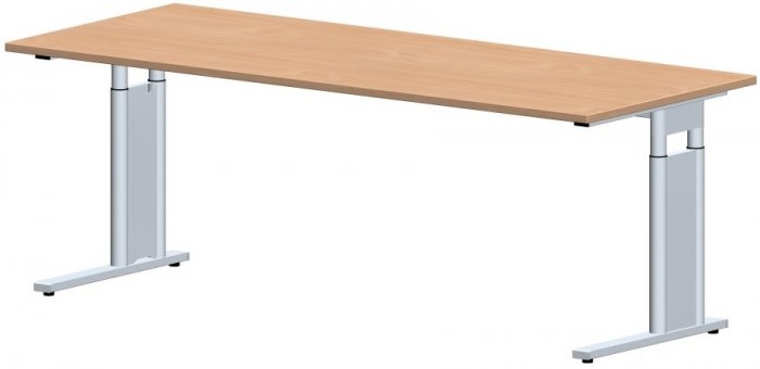 Schreibtisch STYLE Pro Breite 200 cm x Tiefe 80 cm | Dekor ...