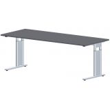 Schreibtisch STYLE | 200 x 80 cm | Graphit Schreibtisch STYLE | 200 x 80 cm | Graphit