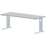 Schreibtisch STYLE | 200 x 80 cm | Hellgrau Schreibtisch STYLE | 200 x 80 cm | Hellgrau