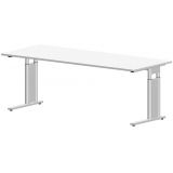 Schreibtisch STYLE | 200 x 80 cm | Weiß Schreibtisch STYLE | 200 x 80 cm | Weiß