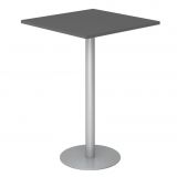 Stehtisch @classic | 80 x 80 cm | Gestell silber | Platte Graphit Stehtisch @classic | 80 x 80 cm | Gestell silber | Platte Graphit