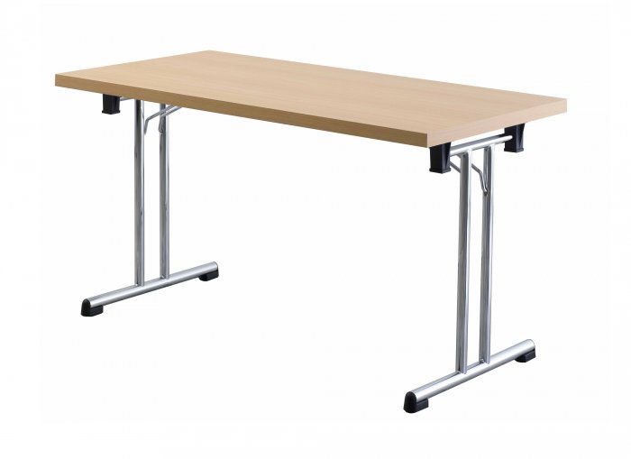 stapelbarer Klapptisch 140x70 cm in Sekundenschnelle aufstellbar und